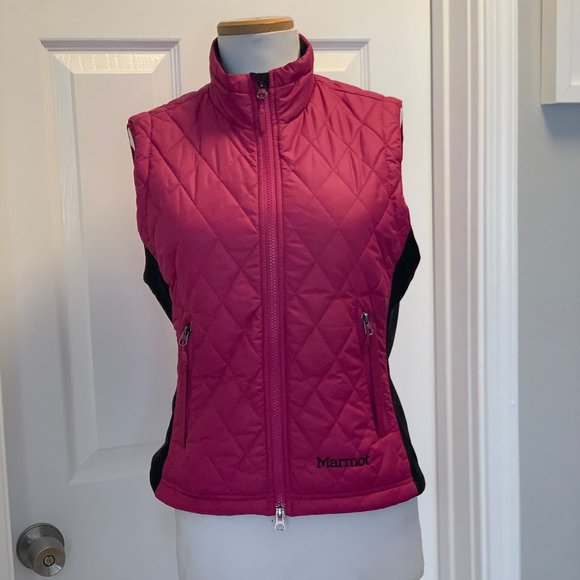 NWOT Marmot Women's‎ Down Vest, Small, Magenta - Picture 1 of 8